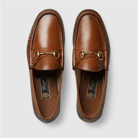 gucci loafers brown men